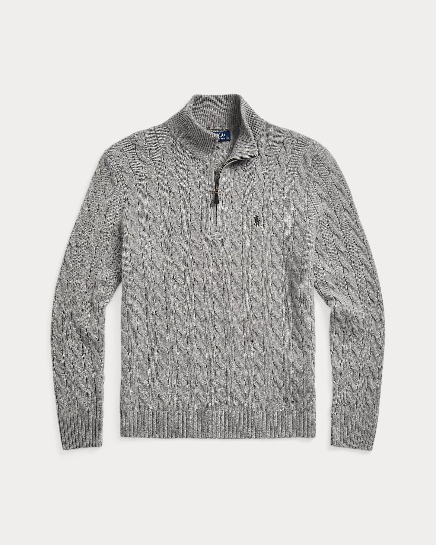 ᏒⅬ® Pullover aus Wolle und Kaschmir mit Zopfmuster