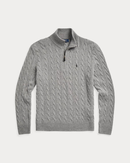 ᏒⅬ® Pullover aus Wolle und Kaschmir mit Zopfmuster