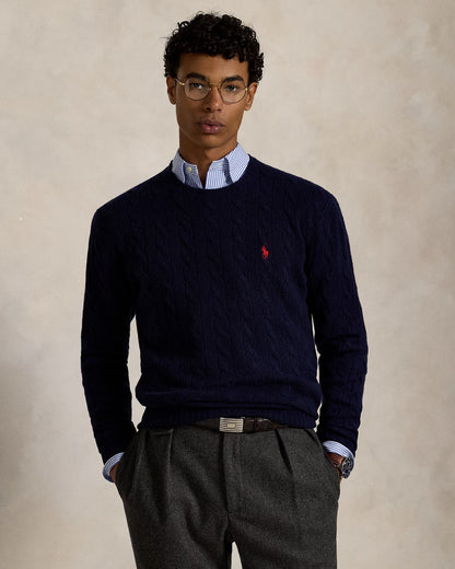 Ralph Lauren Men’s Classic Cable-Knit Sweater
