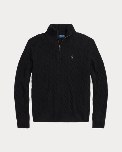 ᏒⅬ® Pullover aus Wolle und Kaschmir mit Zopfmuster