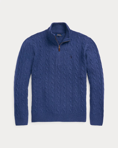 ᏒⅬ® Pullover aus Wolle und Kaschmir mit Zopfmuster